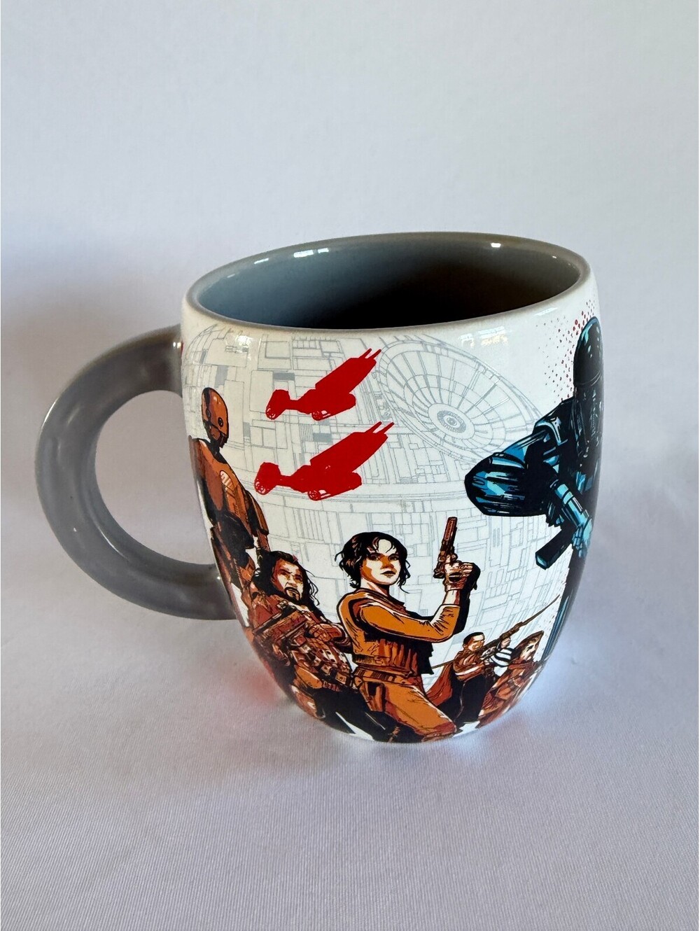 Disney Store Star Wars Rogue One Ceramic Coffee Mug Darth Vader Characters